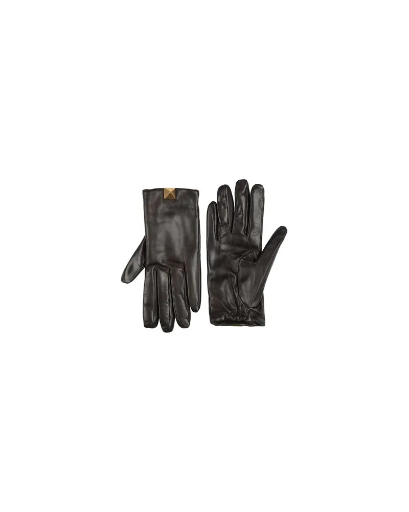 Valentino Garavani ACCESSOIRES - Handschuheauf YOOX.COM Dunkelbraun