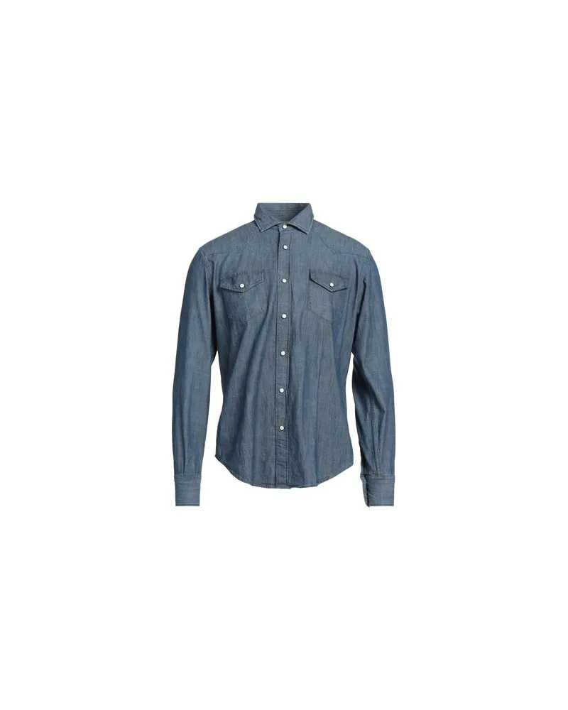 Eleventy TOPS - Jeanshemdenauf YOOX.COM Blau