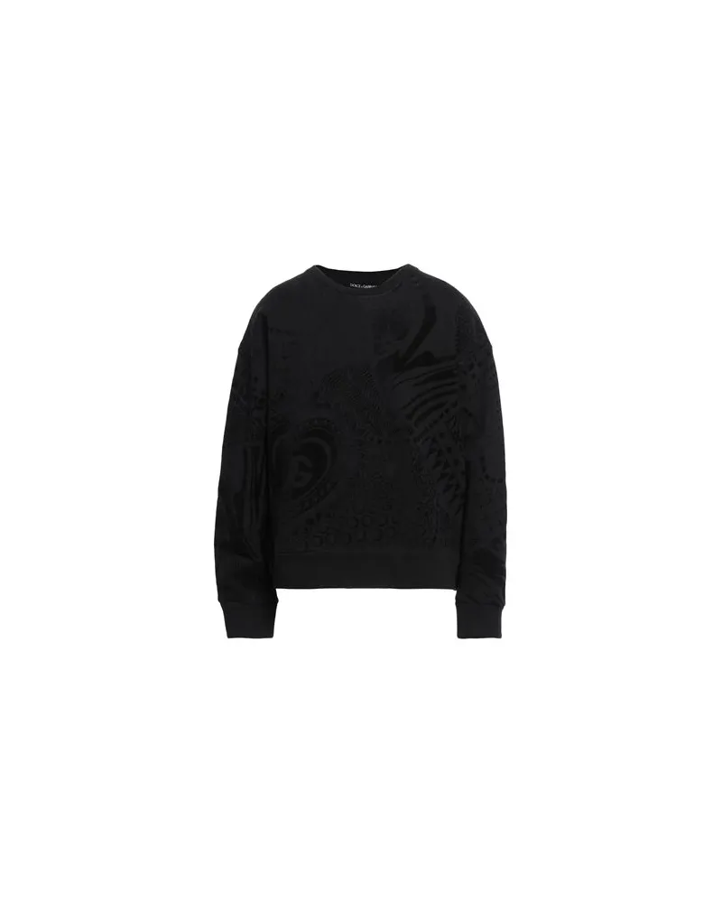 Dolce & Gabbana TOPS - Sweatshirtsauf YOOX.COM Schwarz