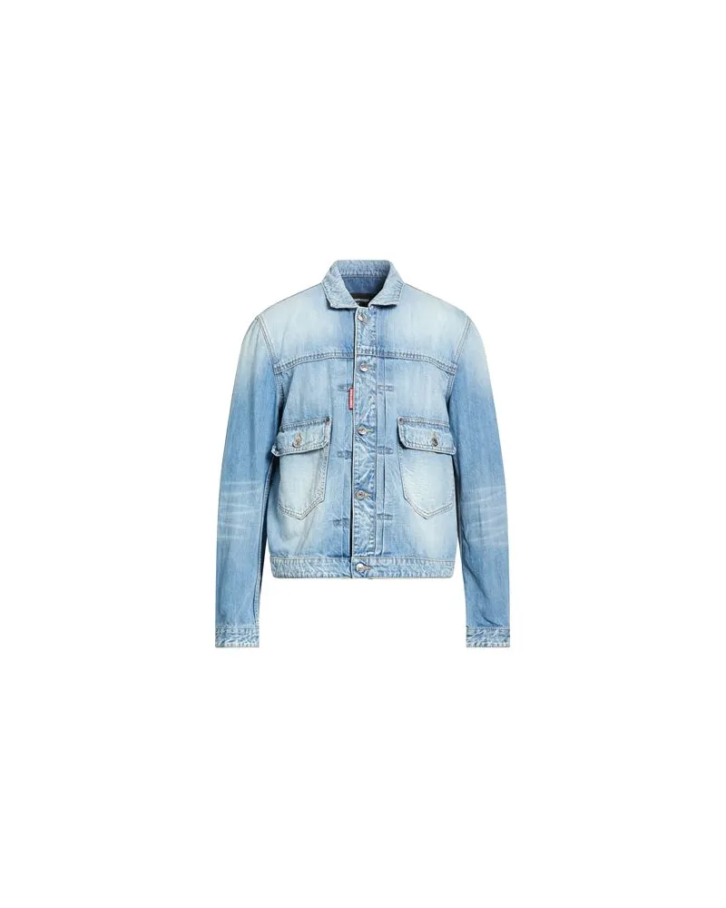 Dsquared2 JACKEN & MÄNTEL - Jeansjacken/Mäntelauf YOOX.COM Blau