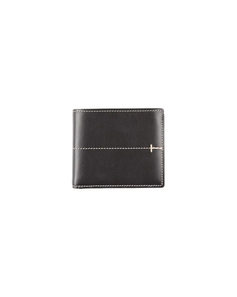 TOD'S Kleinlederwaren - Brieftaschenauf YOOX.COM Schwarz
