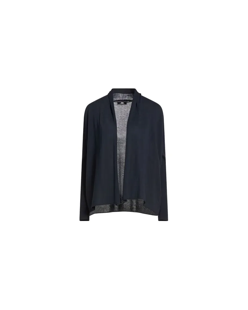 Alpha Studio THE FINE ESSENTIALS - STRICKWAREN - Strickjackenauf YOOX.COM Nachtblau