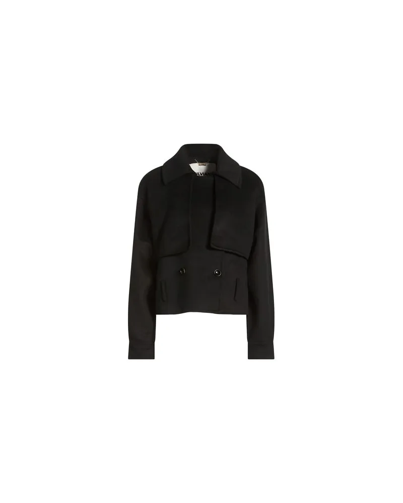 Silvian Heach JACKEN & MÄNTEL - Mäntelauf YOOX.COM Schwarz