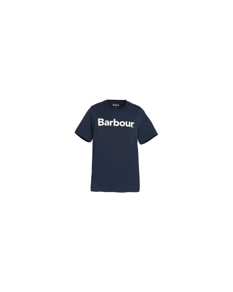 Barbour Logo Tee  - TOPS - T-shirtsauf YOOX.COM Nachtblau