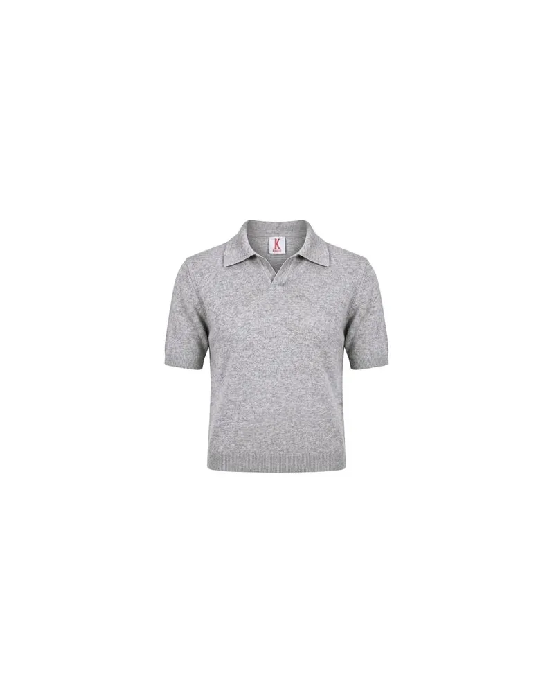 KONTATTO TOPS - Poloshirtsauf YOOX.COM Hellgrau