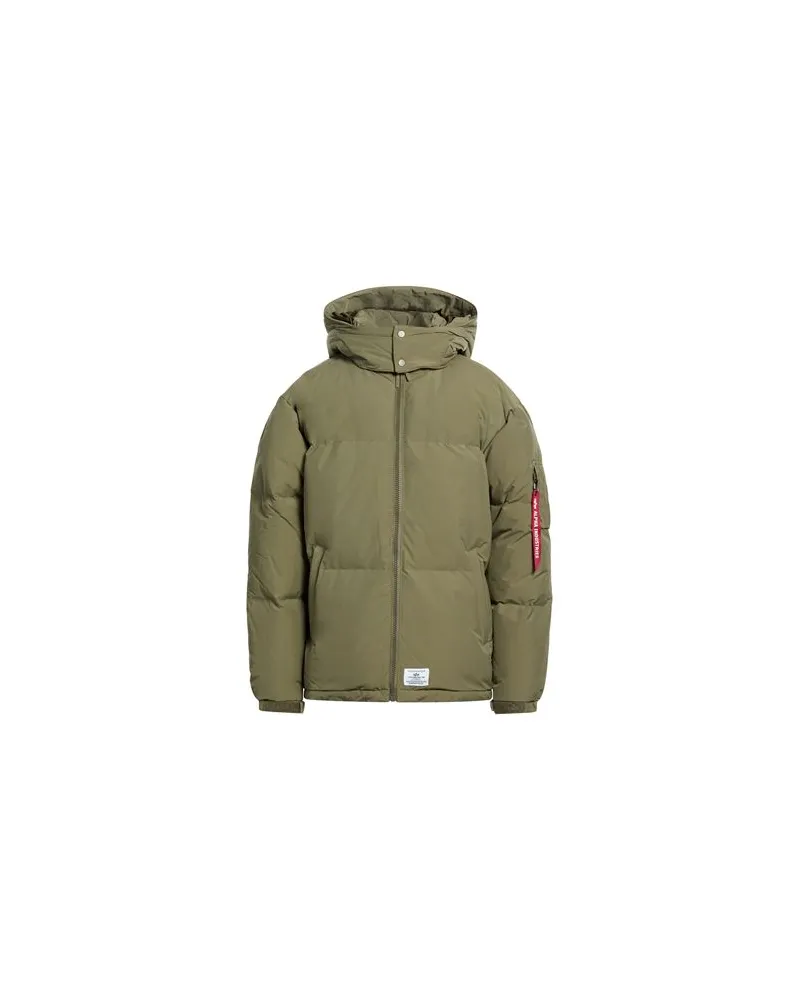 Alpha Industries JACKEN & MÄNTEL - Pufferjacken & Daunenjackenauf YOOX.COM Militärgrün