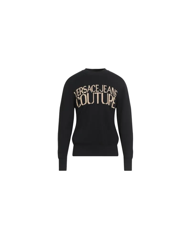 Versace Jeans STRICKWAREN - Pulloverauf YOOX.COM Schwarz