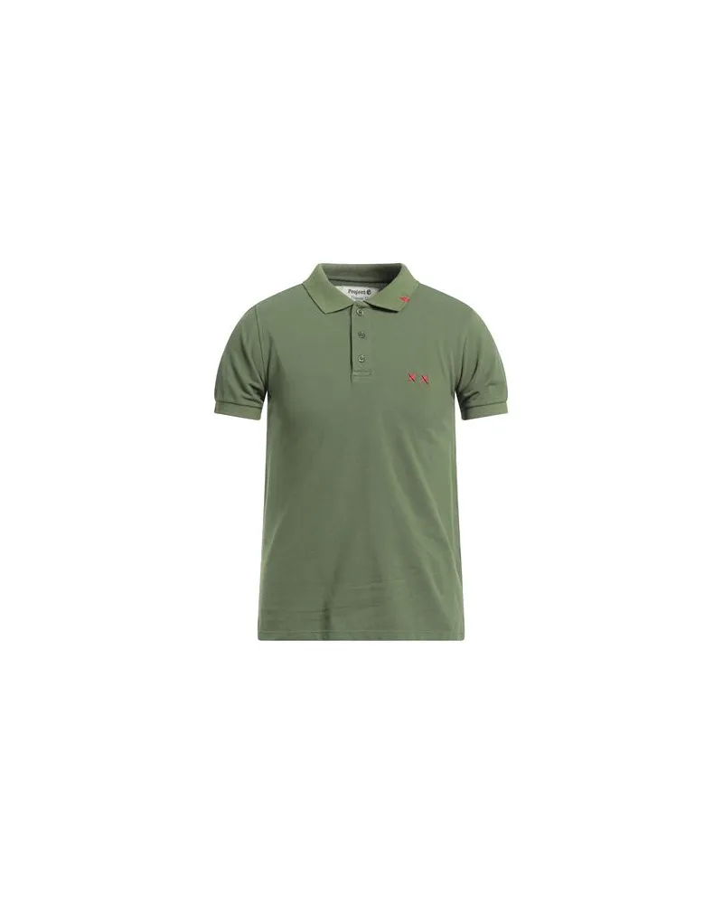 Project E TOPS - Poloshirtsauf YOOX.COM Militärgrün