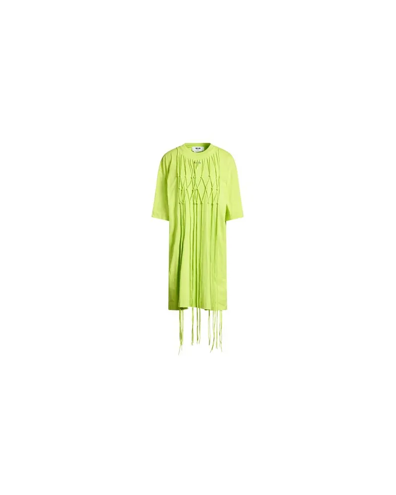 MSGM KLEIDER - Mini-Kleiderauf YOOX.COM Limettengrün