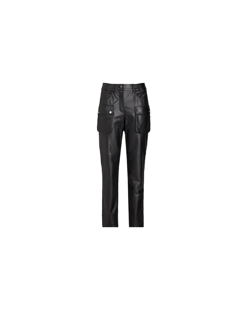 8 by Yoox LEATHER SLIM-FIT CARGO PANTS  - HOSEN & RÖCKE - Hosenauf YOOX.COM Schwarz