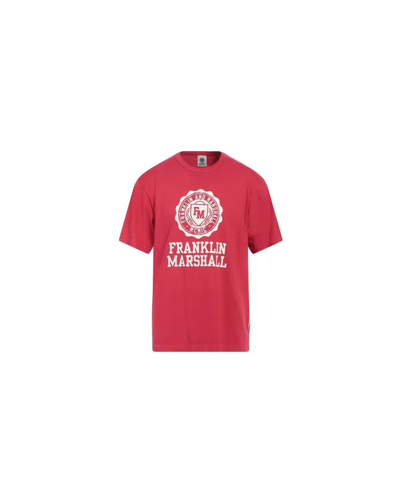 Franklin & Marshall TOPS - T-shirtsauf YOOX.COM Rot
