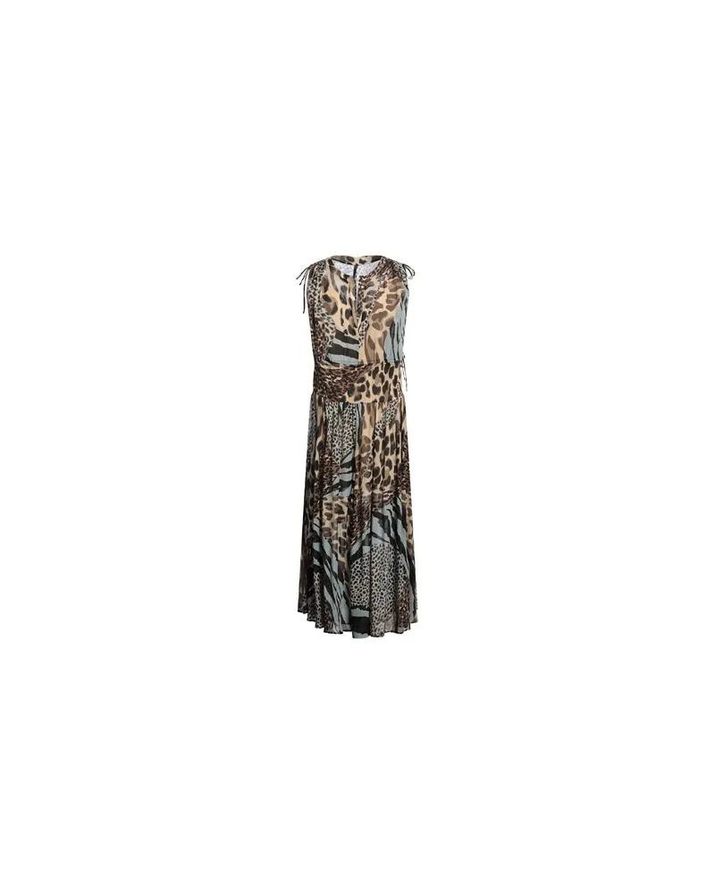 Manila Grace KLEIDER - Maxi-Kleiderauf YOOX.COM Sand