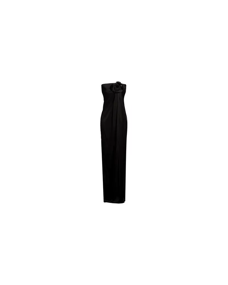 Elisabetta Franchi KLEIDER - Maxi-Kleiderauf YOOX.COM Schwarz