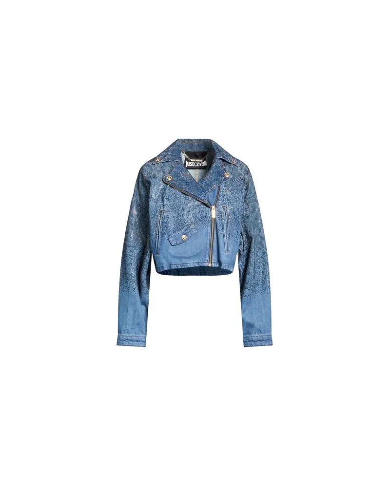 Just Cavalli JACKEN & MÄNTEL - Jeansjacken/Mäntelauf YOOX.COM Blau