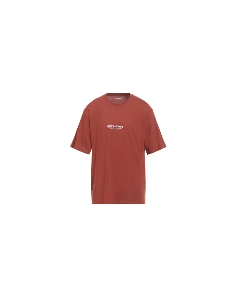 Jack & Jones TOPS - T-shirtsauf YOOX.COM Rostrot