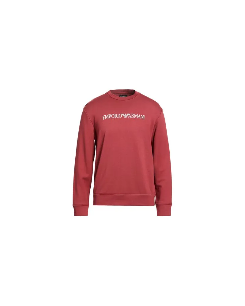 Emporio Armani TOPS - Sweatshirtsauf YOOX.COM Tomatenrot