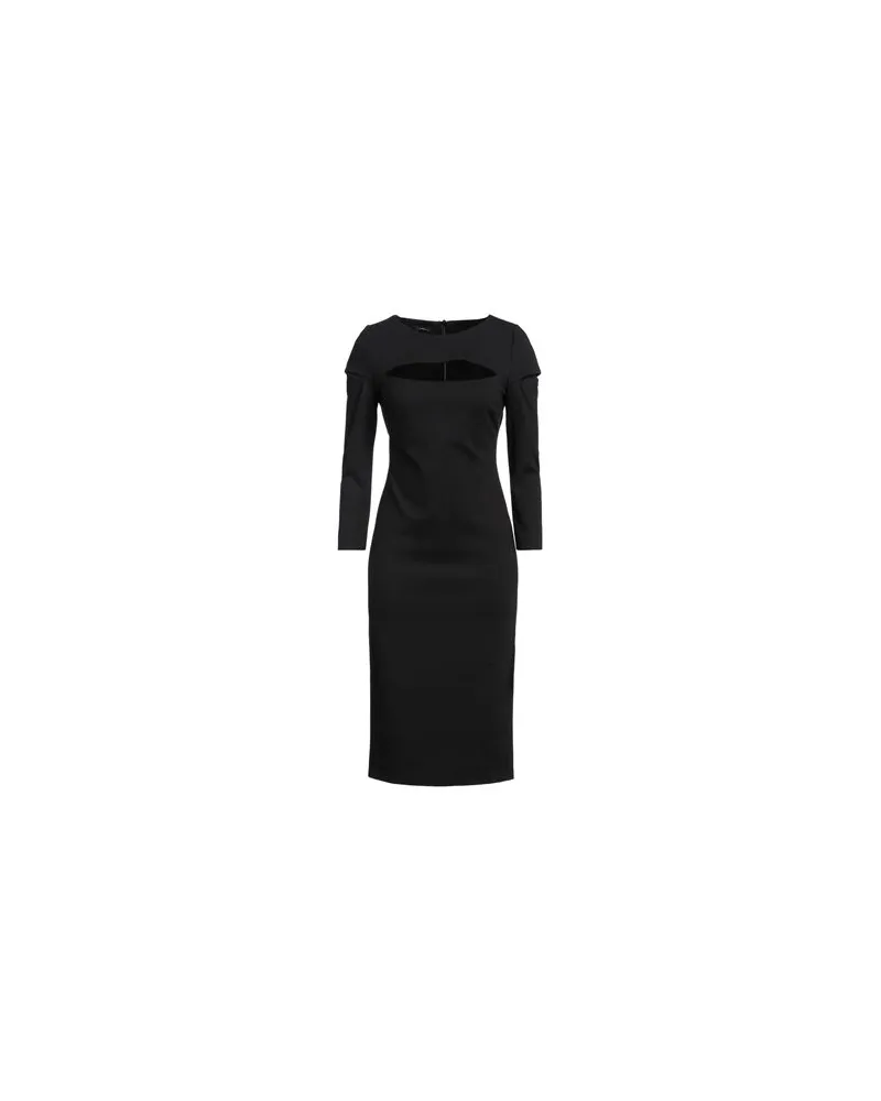 Hanita KLEIDER - Midi-Kleiderauf YOOX.COM Schwarz