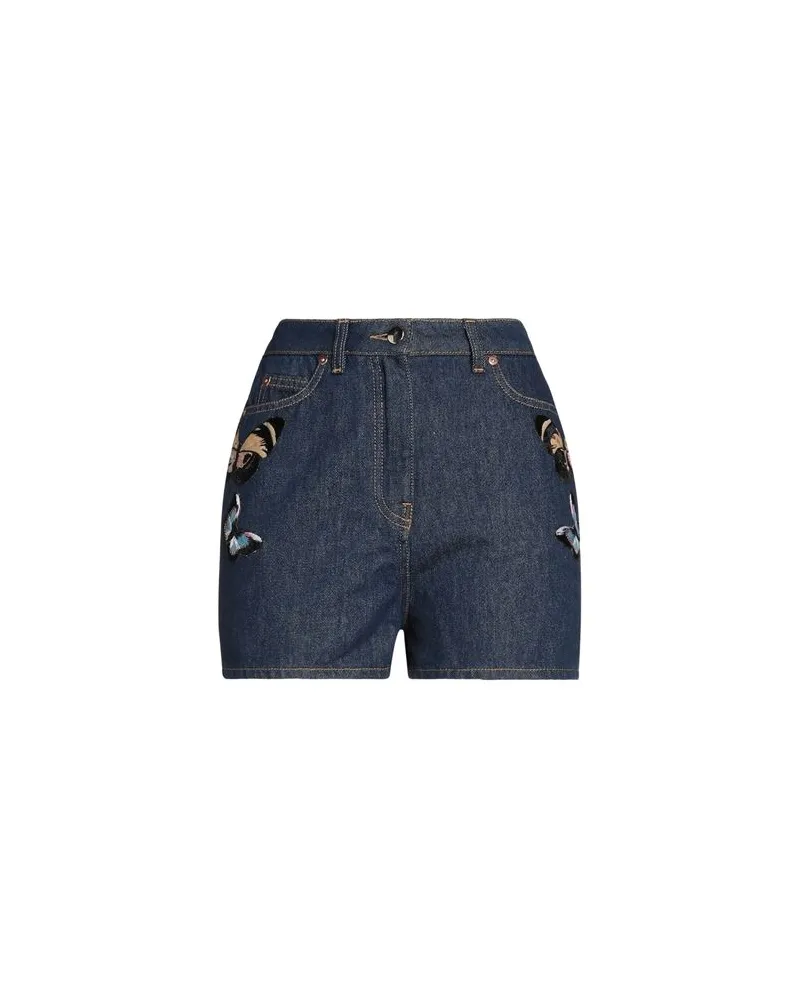 Valentino Garavani HOSEN & RÖCKE - Jeansshortsauf YOOX.COM Blau