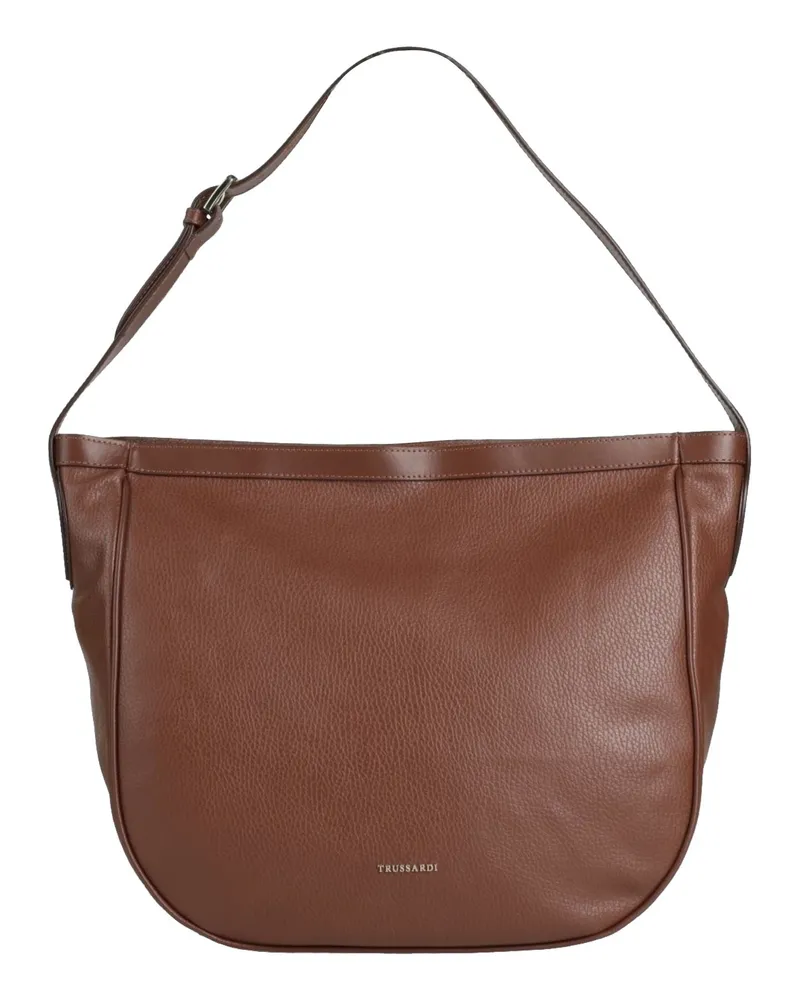 Trussardi Schultertasche Mittelbraun