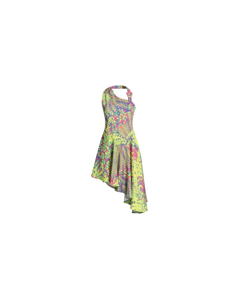 Versace Jeans KLEIDER - Midi-Kleiderauf YOOX.COM Limettengrün