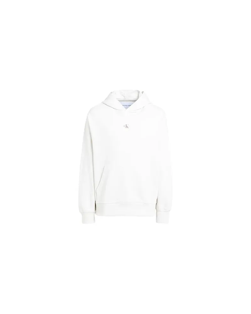 Calvin Klein TOPS - Sweatshirtsauf YOOX.COM Elfenbein