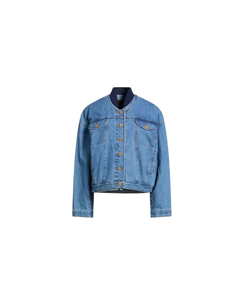 REJINA PYO JACKEN & MÄNTEL - Jeansjacken/Mäntelauf YOOX.COM Blau