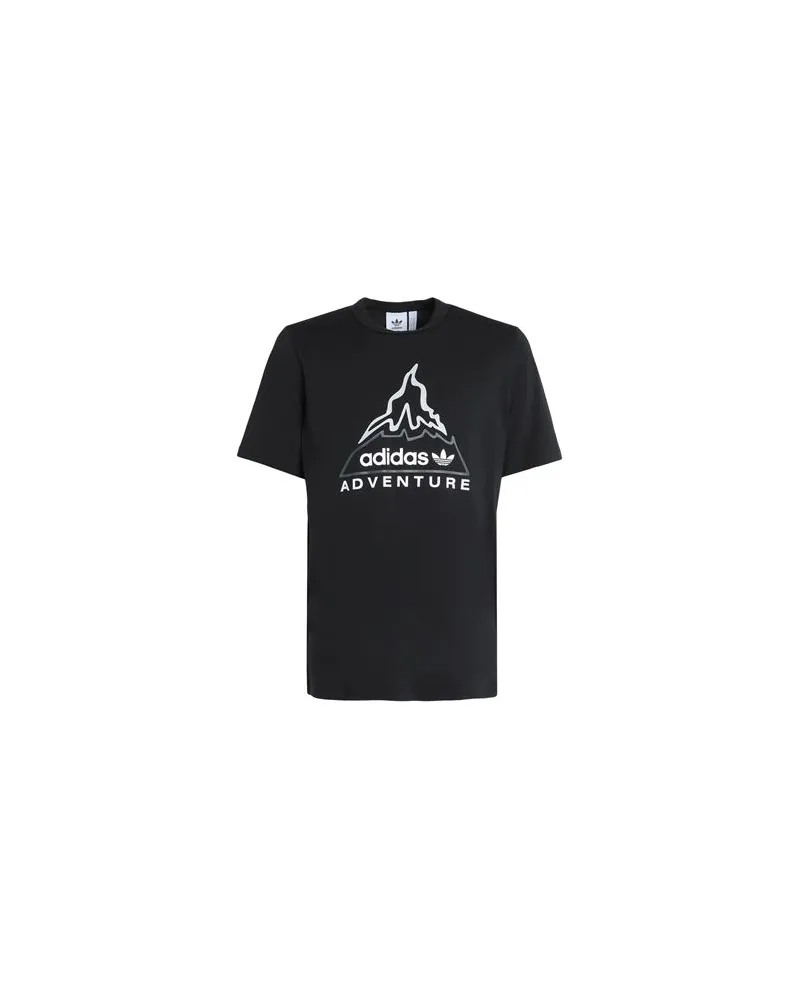 adidas ADV VOLCANO TEE	 - TOPS - T-shirtsauf YOOX.COM Schwarz