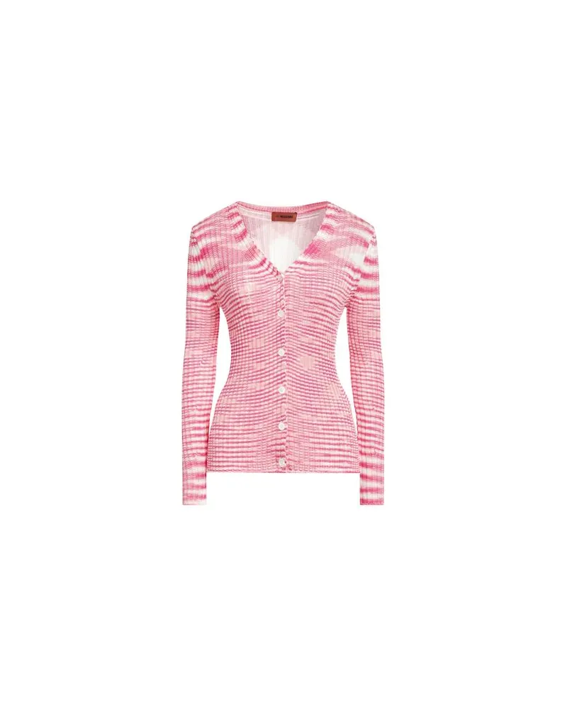 Missoni STRICKWAREN - Strickjackenauf YOOX.COM Fuchsia