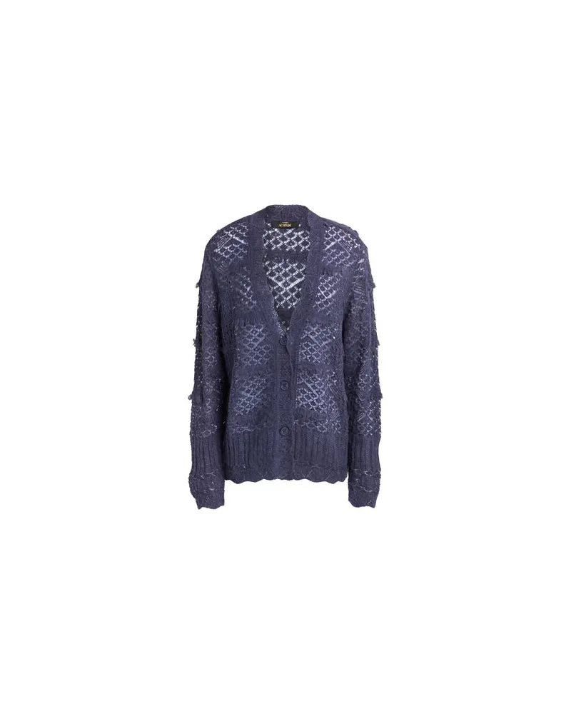 Actitude by Twinset STRICKWAREN - Strickjackenauf YOOX.COM Dunkelviolett