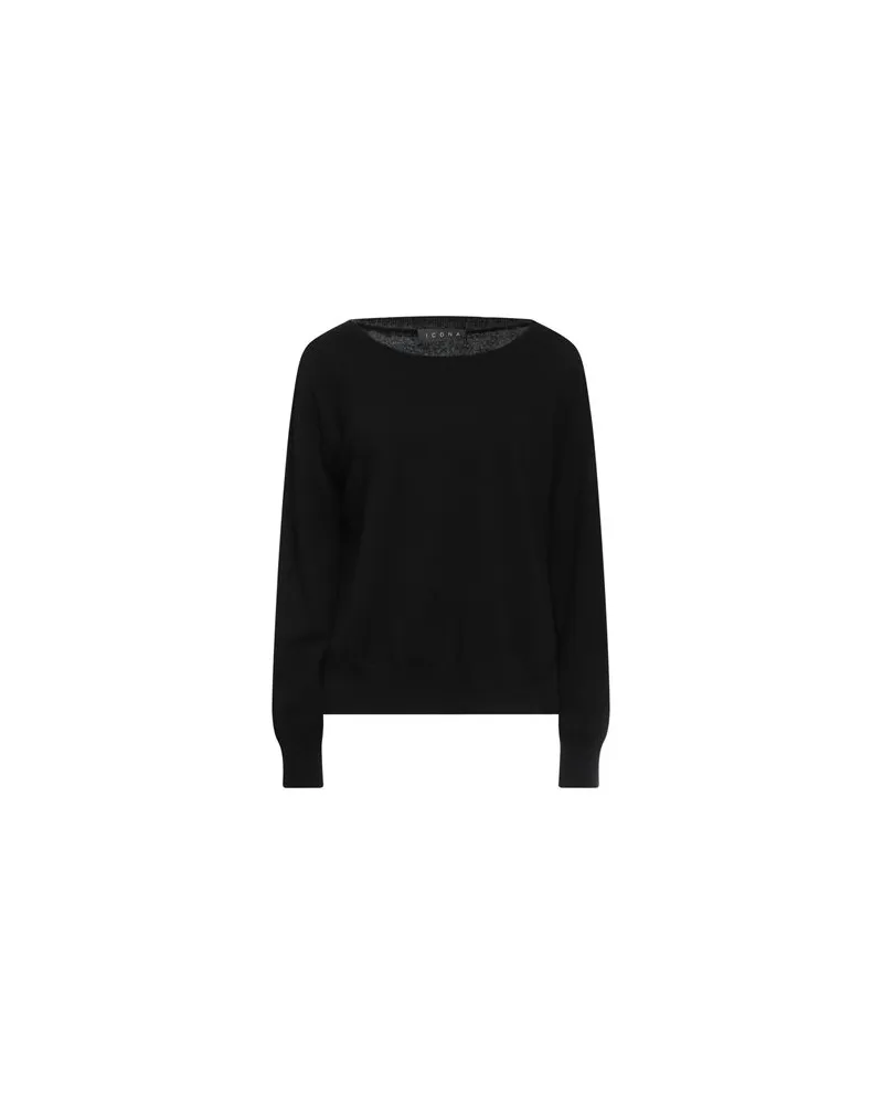 Icona By Kaos STRICKWAREN - Pulloverauf YOOX.COM Schwarz