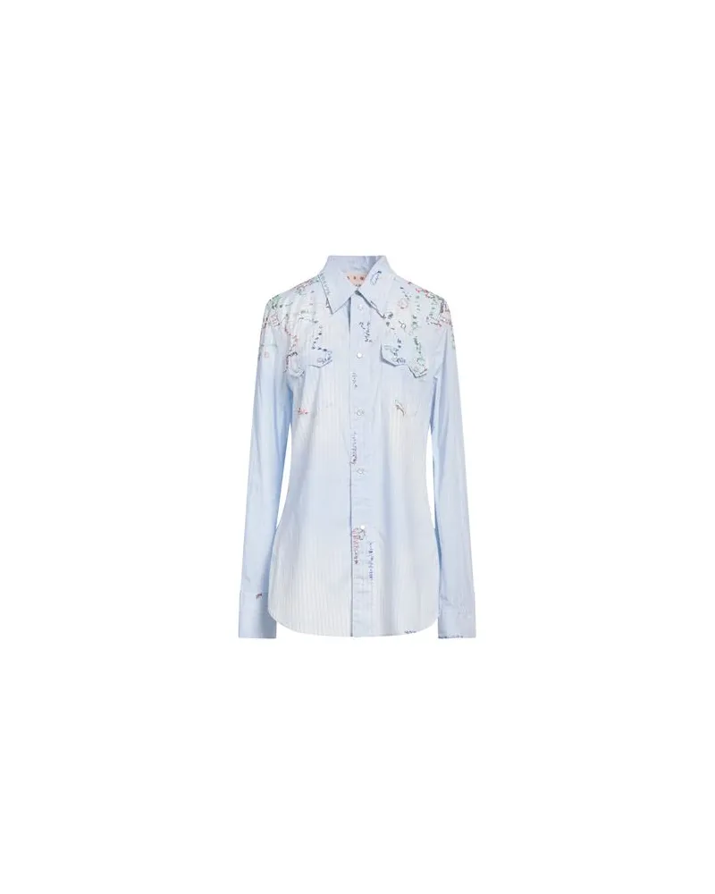 Marni TOPS - Hemdenauf YOOX.COM Himmelblau