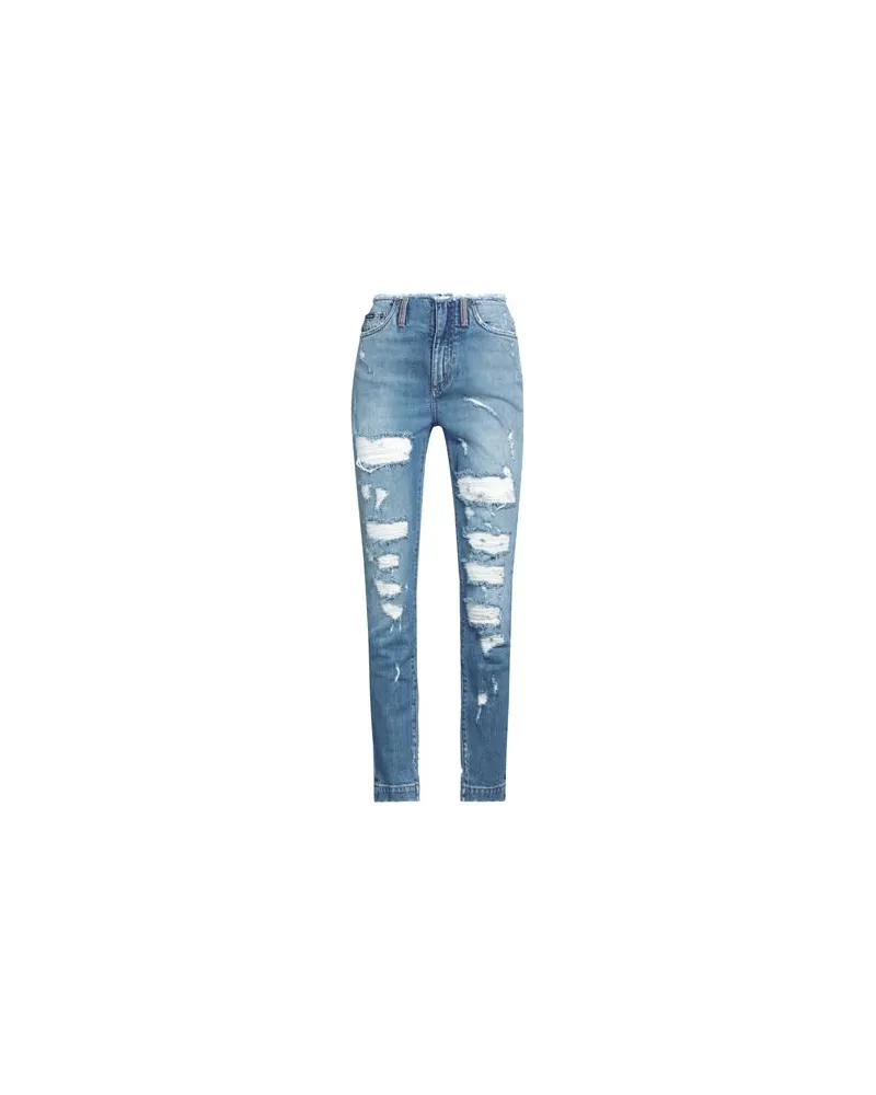 Dolce & Gabbana HOSEN & RÖCKE - Jeanshosenauf YOOX.COM Blau