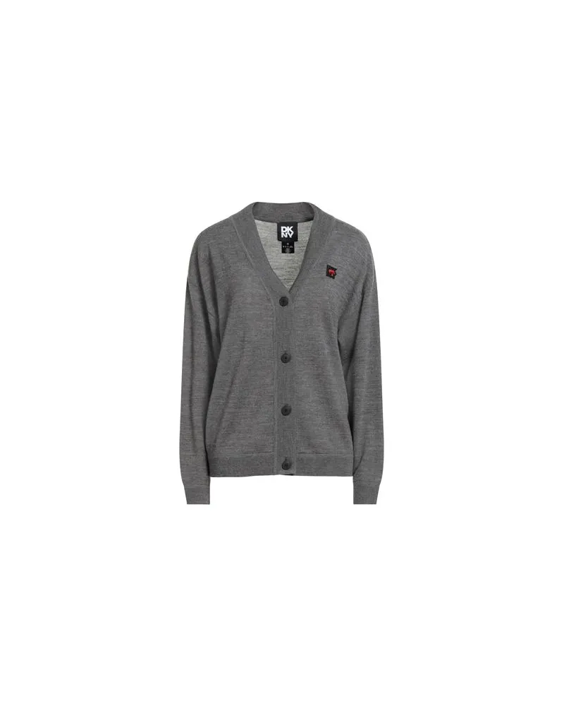 DKNY STRICKWAREN - Strickjackenauf YOOX.COM Grau