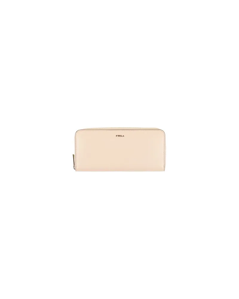 Furla BABYLON XL ZIP AROUND SL  - Kleinlederwaren - Brieftaschenauf YOOX.COM Beige