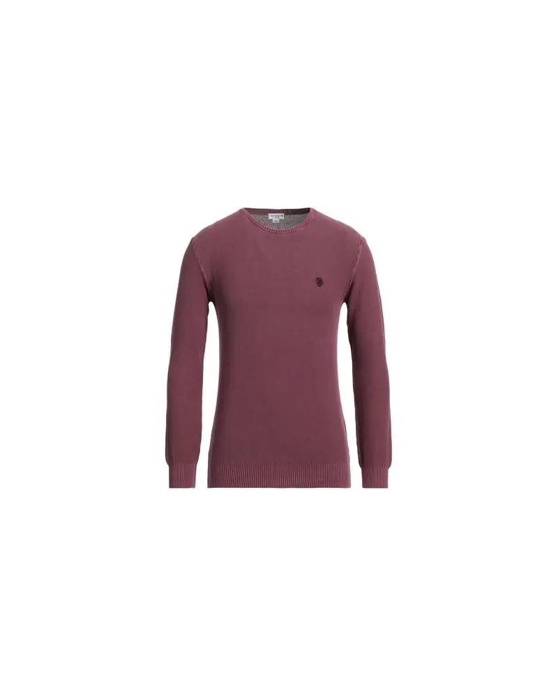 U.S. Polo Assn.  U POLO ASSN. - STRICKWAREN - Pulloverauf YOOX.COM Purpur