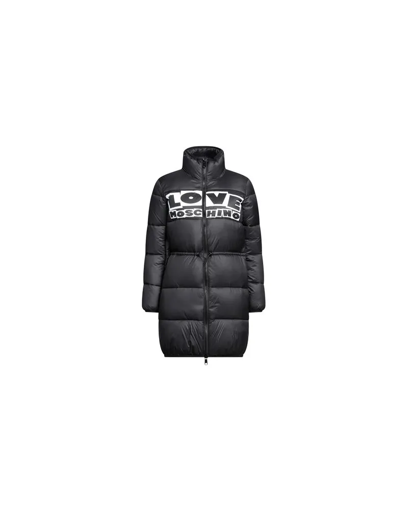 Moschino JACKEN & MÄNTEL - Pufferjacken & Daunenjackenauf YOOX.COM Schwarz