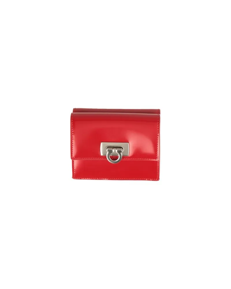 Ferragamo Kleinlederwaren - Brieftaschenauf YOOX.COM Rot