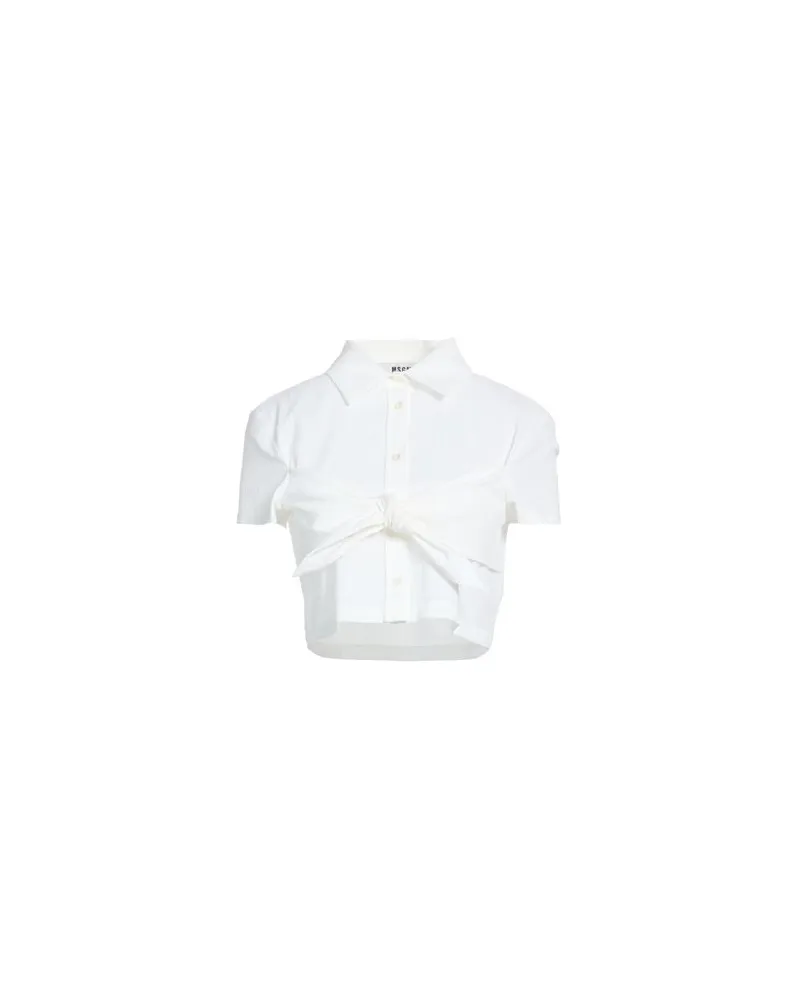 MSGM TOPS - Hemdenauf YOOX.COM Weiß