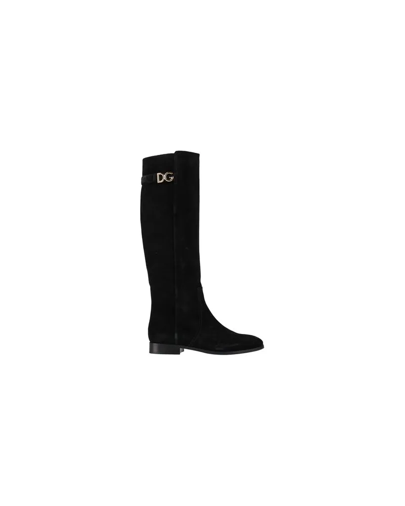 Dolce & Gabbana SCHUHE - Stiefelauf YOOX.COM Schwarz