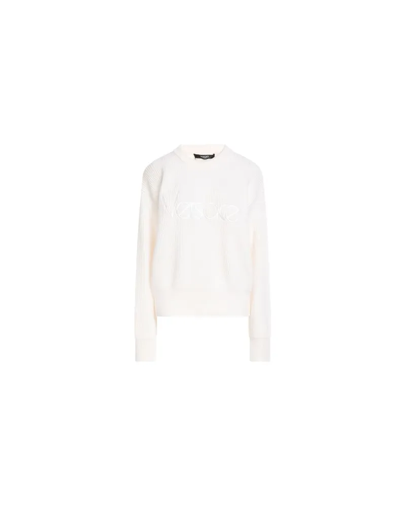 Versace STRICKWAREN - Pulloverauf YOOX.COM Cremeweiß
