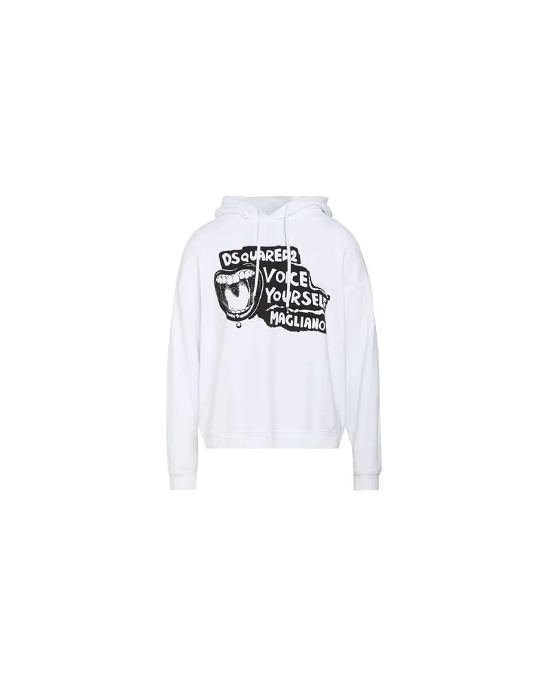 Dsquared2 MAGLIANO - TOPS - Sweatshirtsauf YOOX.COM Weiß