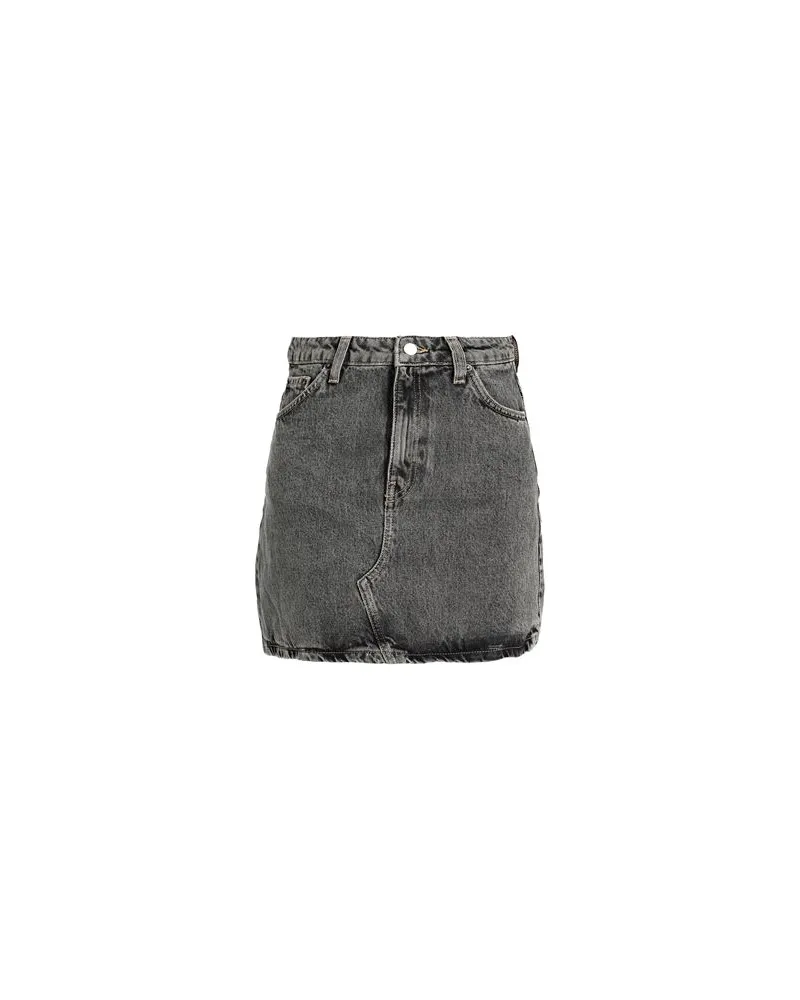 Topshop HOSEN & RÖCKE - Jeansröckeauf YOOX.COM Grau