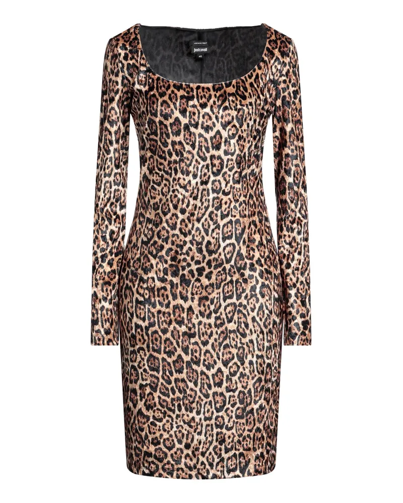 Just Cavalli Mini-Kleid Kamel