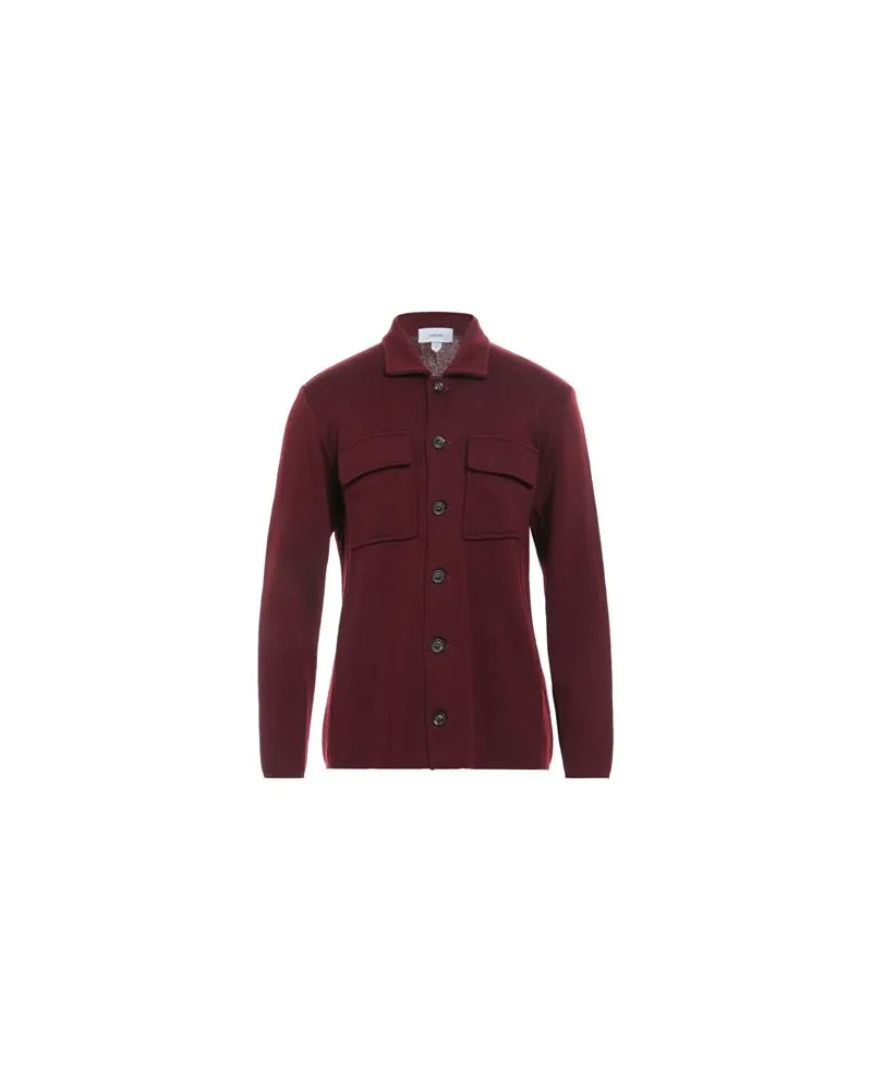 LARDINI STRICKWAREN - Strickjackenauf YOOX.COM Bordeaux