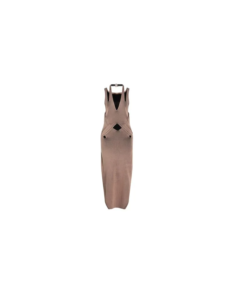 Dion Lee KLEIDER - Midi-Kleiderauf YOOX.COM Hellbraun