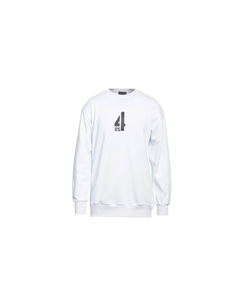 Cesare Paciotti TOPS - Sweatshirtsauf YOOX.COM Weiß