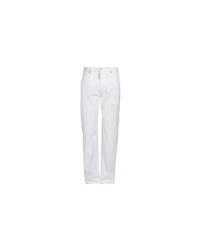 Dsquared2 HOSEN & RÖCKE - Jeanshosenauf YOOX.COM Weiß