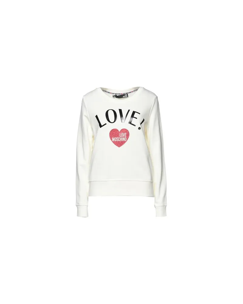 Moschino TOPS - Sweatshirtsauf YOOX.COM Elfenbein