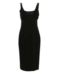 Versace Jeans Midi-Kleid Schwarz