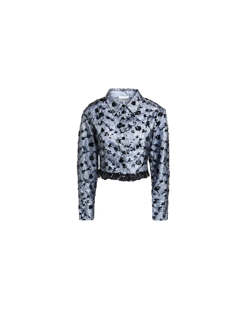 Ganni TOPS - Hemdenauf YOOX.COM Schwarz